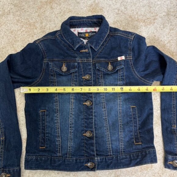 Jean Jacket Girls Large Lucky Brand - Picture 6 of 8